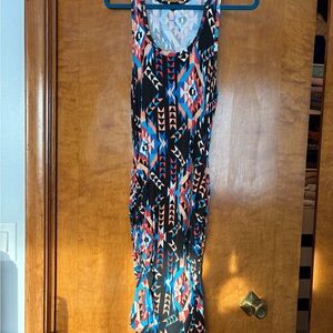 VENUS Geometric Print Sleeveless Dress